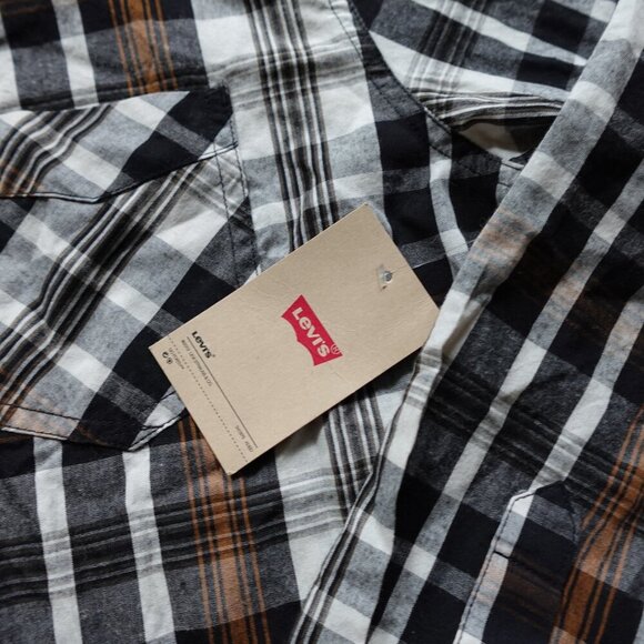 Levi's Classic One Pocket Standard Fit Shirt men's medium plaid NWT - Picture 4 of 12